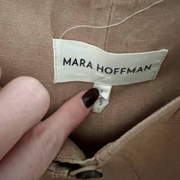 Mara Hoffman Lola Bustier Corset Top in Khaki - Picture 5 of 7